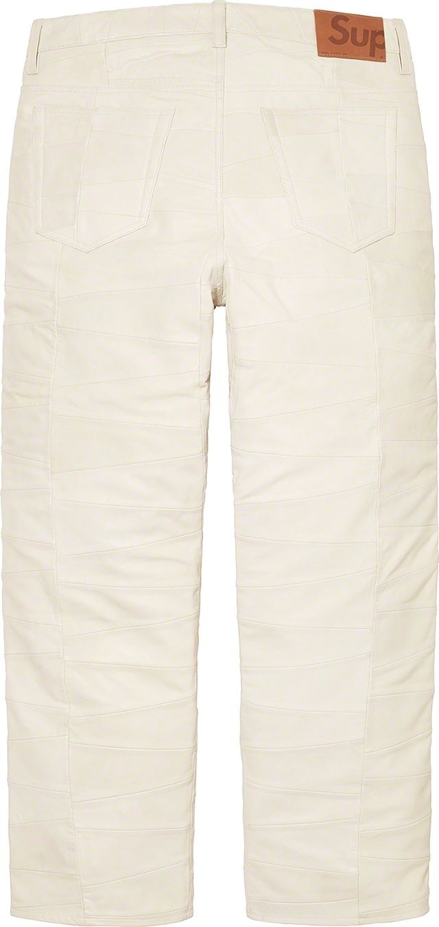 Patchwork Leather 5-Pocket Jean view 10